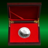 2014年2月：廣州東山賓館成立30周年純銀紀(jì)念章制作