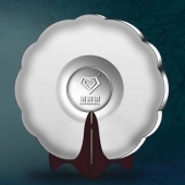 2014年7月：深圳金賽銀并購(gòu)基金公司企業(yè)上市純銀紀(jì)念盤(pán)定制