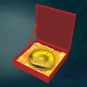 2014年7月：深圳金賽銀并購(gòu)基金公司企業(yè)上市純金紀(jì)念盤定制