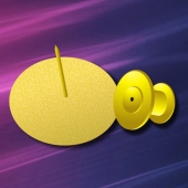 2015年3月定制　中經(jīng)商品交易中心純金徽章、萬達(dá)金銀中心千足金徽章