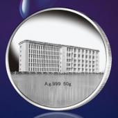 2015年5月定做　長江大學(xué)文理學(xué)院純銀紀(jì)念章、紀(jì)念銀幣　