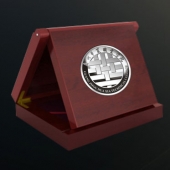 2016年4月定制　廣州華夏職業(yè)學(xué)院校慶30周年紀(jì)念銀幣定制