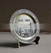 長(zhǎng)治市奮斗創(chuàng)新獎(jiǎng)純錫獎(jiǎng)碟,錫制獎(jiǎng)盤,純錫錫盤