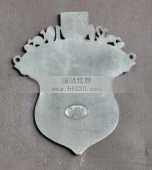 圖案立體浮雕徽標,金屬浮雕徽章,純錫浮雕紀念牌