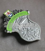 圖案立體浮雕徽標,金屬浮雕徽章,純錫浮雕紀念牌