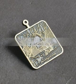風景旅游區(qū)紀念品,貴重紀念禮品,鍍金紀念章