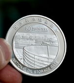 國家石油戰(zhàn)略儲(chǔ)備基地銀幣制作,銀幣定做