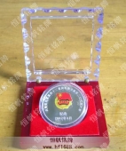 共青團(tuán)黨代會(huì)紀(jì)念會(huì)徽徽標(biāo)銀質(zhì)徽章,定制銀幣