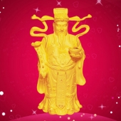 純金財神擺件定制、絨沙金財神工藝品擺件定做批發(fā)