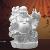 盤龍佛純銀擺件、純銀佛像、純銀佛教用品佛教禮品