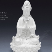 純銀觀音菩薩擺件、觀音純銀擺件